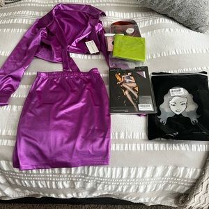 Halloween Daphne Scooby Doo Costume with Fred wig